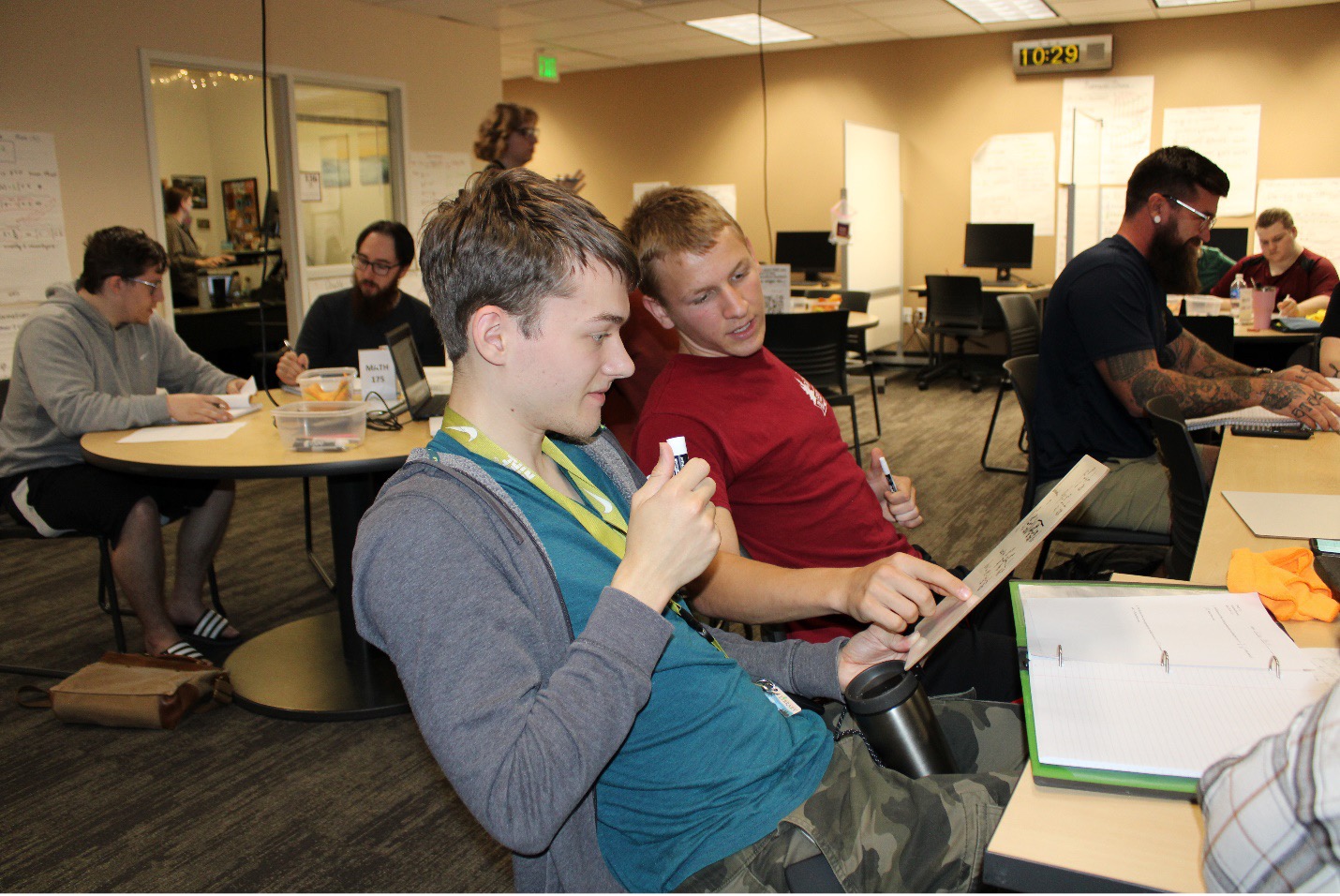 Walking through the bustling rooms in the Cardinal Learning Commons (CLC), it’s clear that the groups of students working collaboratively around the whiteboards and gathered around tables are growing academically as well as personally.